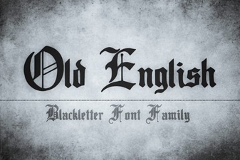 Craft Classic Designs with Old English Font Styles